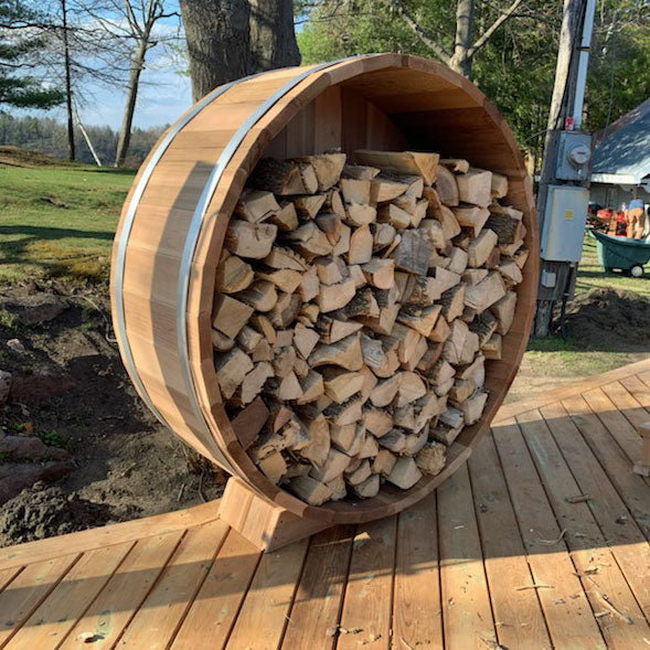 Dundalk LeisureCraft Clear Cedar Firewood Storage