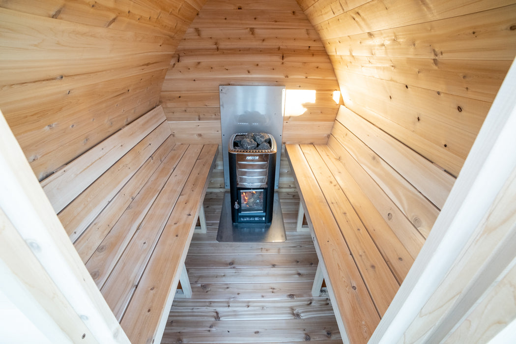 Dundalk LeisureCraft MiniPOD Sauna CTC77ME Canadian Timber Collection