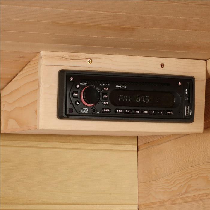 Maxxus Low MX-K406-01 EMF FAR Infrared Sauna Canadian Hemlock