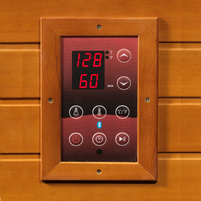 Dynamic Lugano 3-Person Full Spectrum Near Zero EMF FAR Infrared Sauna