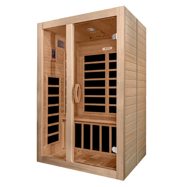 Dynamic 2-Person Santiago Low EMF FAR Infrared Sauna