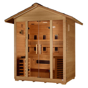 Golden Designs "Gargellen" 5 Person Hybrid Outdoor Sauna