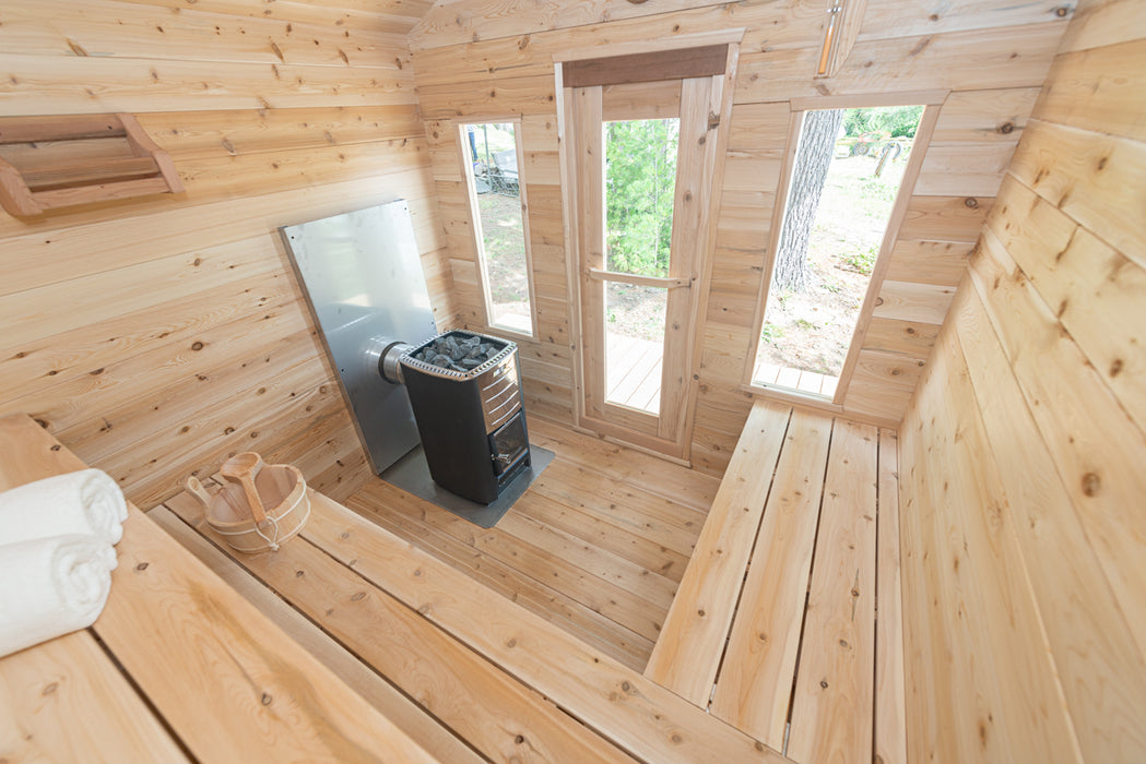 Dundalk LeisureCraft Georgian Cabin Sauna CTC88W Canadian Timber Collection