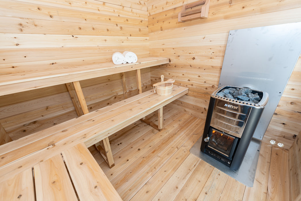 Dundalk LeisureCraft Georgian Cabin Sauna CTC88W Canadian Timber Collection