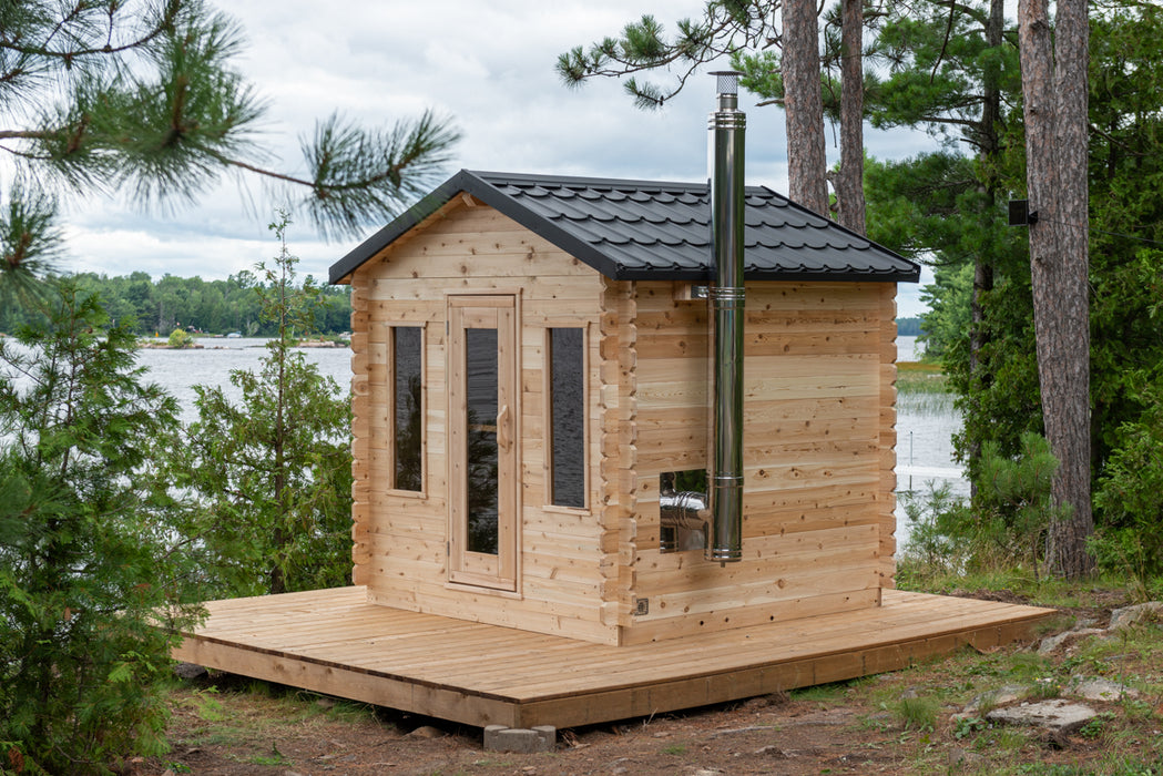 Dundalk LeisureCraft Georgian Cabin Sauna CTC88W Canadian Timber Collection