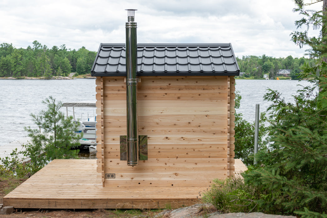 Dundalk LeisureCraft Georgian Cabin Sauna CTC88W Canadian Timber Collection