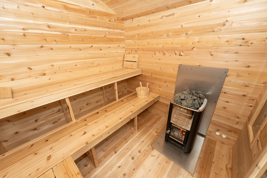 Dundalk LeisureCraft Georgian Cabin Sauna with Changeroom CTC88CW Canadian Timber Collection