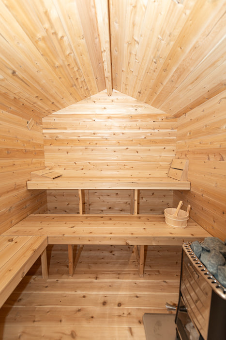 Dundalk LeisureCraft Georgian Cabin Sauna with Changeroom CTC88CW Canadian Timber Collection