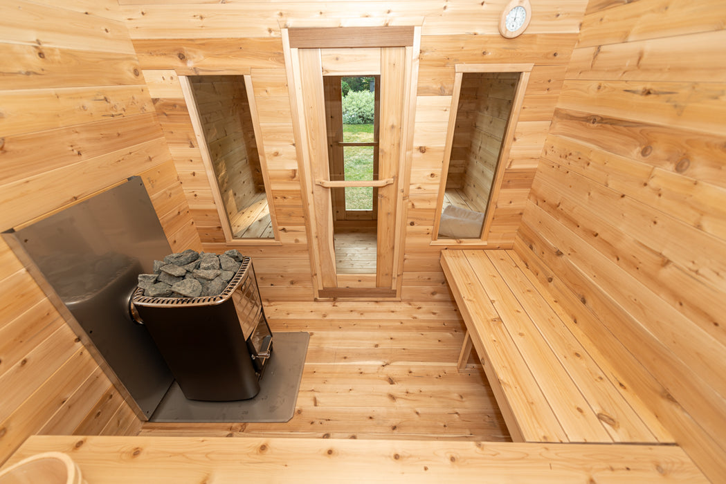 Dundalk LeisureCraft Georgian Cabin Sauna with Changeroom CTC88CW Canadian Timber Collection