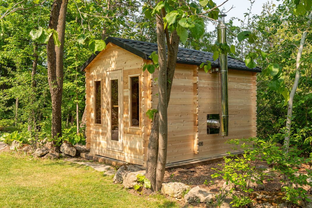 Dundalk LeisureCraft Georgian Cabin Sauna with Changeroom CTC88CW Canadian Timber Collection