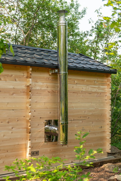 Dundalk LeisureCraft Georgian Cabin Sauna with Changeroom CTC88CW Canadian Timber Collection