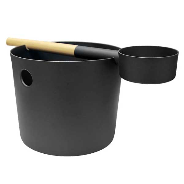 Dundalk LeisureCraft KOLO Bucket & Ladle - Black