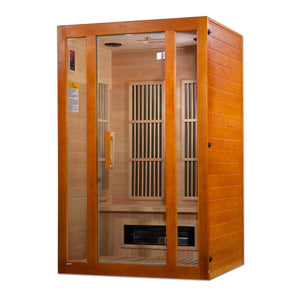 Maxxus Dual Tech 2 person Low EMF FAR Infrared Sauna Canadian Hemlock