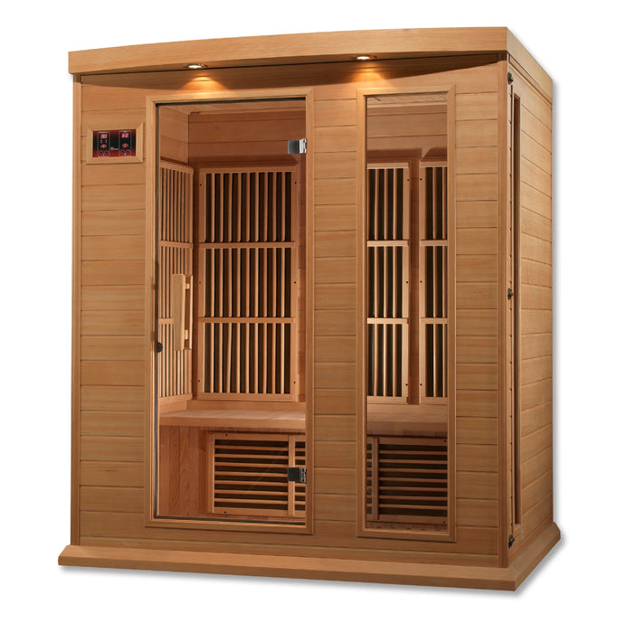 Maxxus Low MX-K306-01 EMF FAR Infrared Sauna Canadian Hemlock