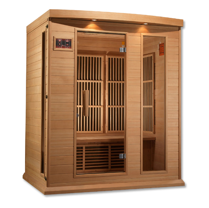 Maxxus Low MX-K306-01 EMF FAR Infrared Sauna Canadian Hemlock