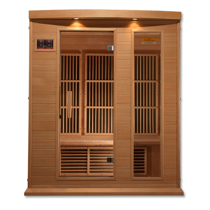 Maxxus Low MX-K306-01 EMF FAR Infrared Sauna Canadian Hemlock