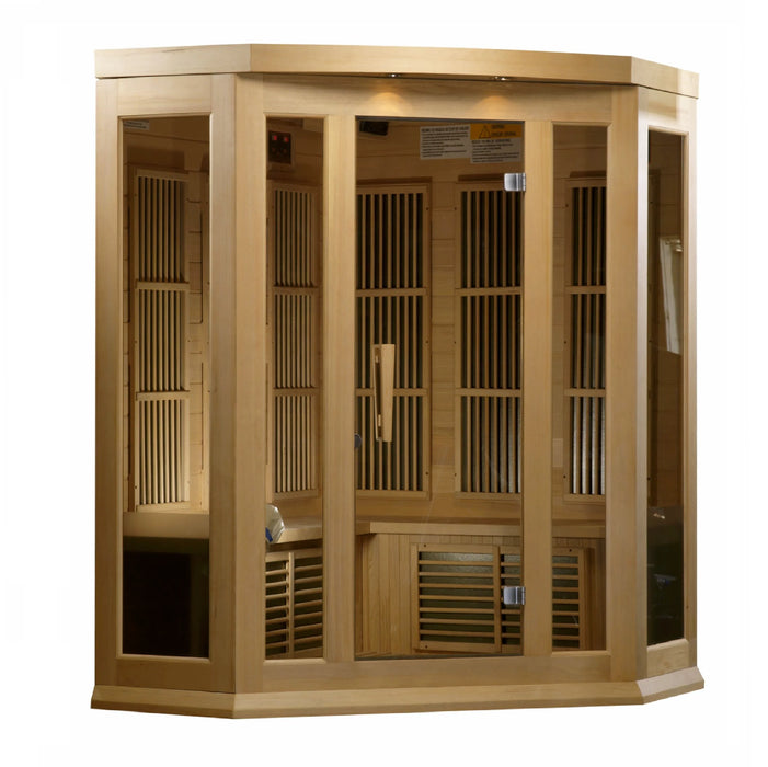 Maxxus Low MX-K356-01 EMF FAR Infrared Sauna Canadian Hemlock