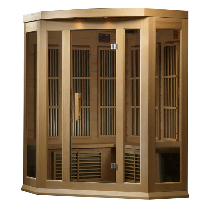 Maxxus Low MX-K356-01 EMF FAR Infrared Sauna Canadian Hemlock