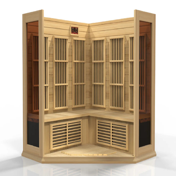 Maxxus Low MX-K356-01 EMF FAR Infrared Sauna Canadian Hemlock