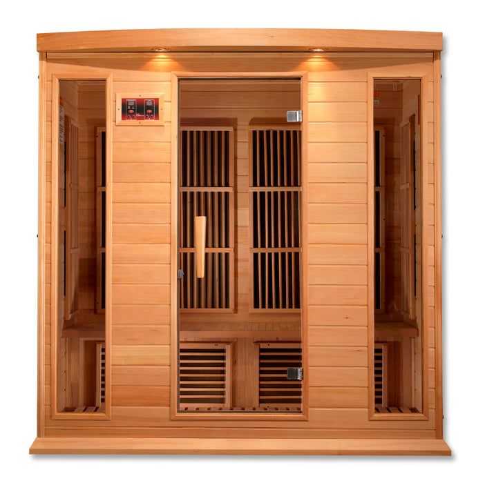 Maxxus Low MX-K406-01 EMF FAR Infrared Sauna Canadian Hemlock