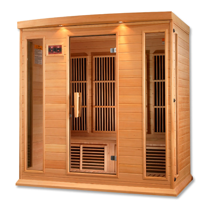 Maxxus Low MX-K406-01 EMF FAR Infrared Sauna Canadian Hemlock