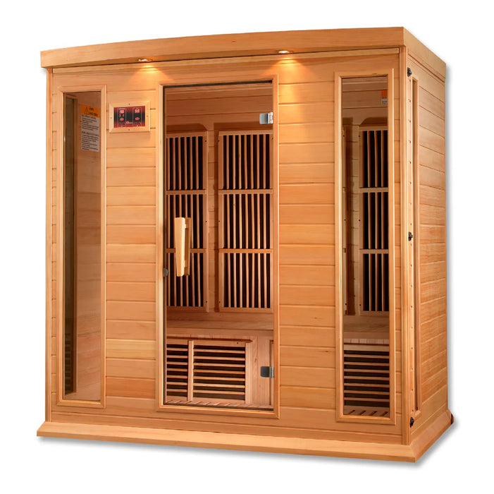 Maxxus Low MX-K406-01 EMF FAR Infrared Sauna Canadian Hemlock