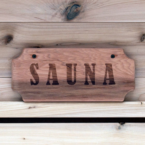 Dundalk LeisureCraft Sauna Sign 5x11