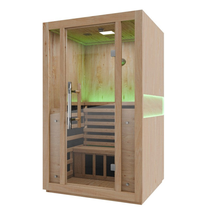 SteamSpa Indoor Sauna 1-2 Person Hemlock Spa - essential for FM, Oxygen