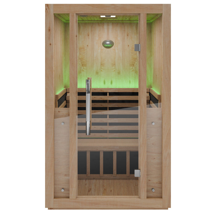 SteamSpa Indoor Sauna 1-2 Person Hemlock Spa - essential for FM, Oxygen