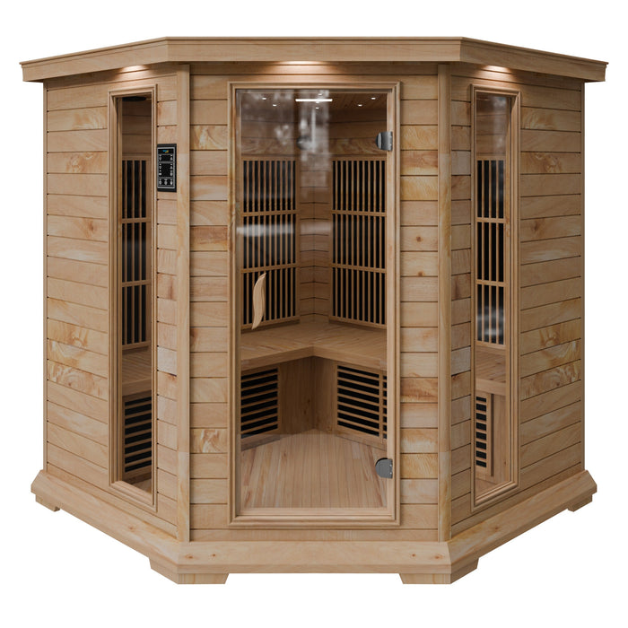 SteamSpa Home Sauna 4-5 Person Hemlock Indoor Spa - Perfect for Oxygen Bar & Heating Plate