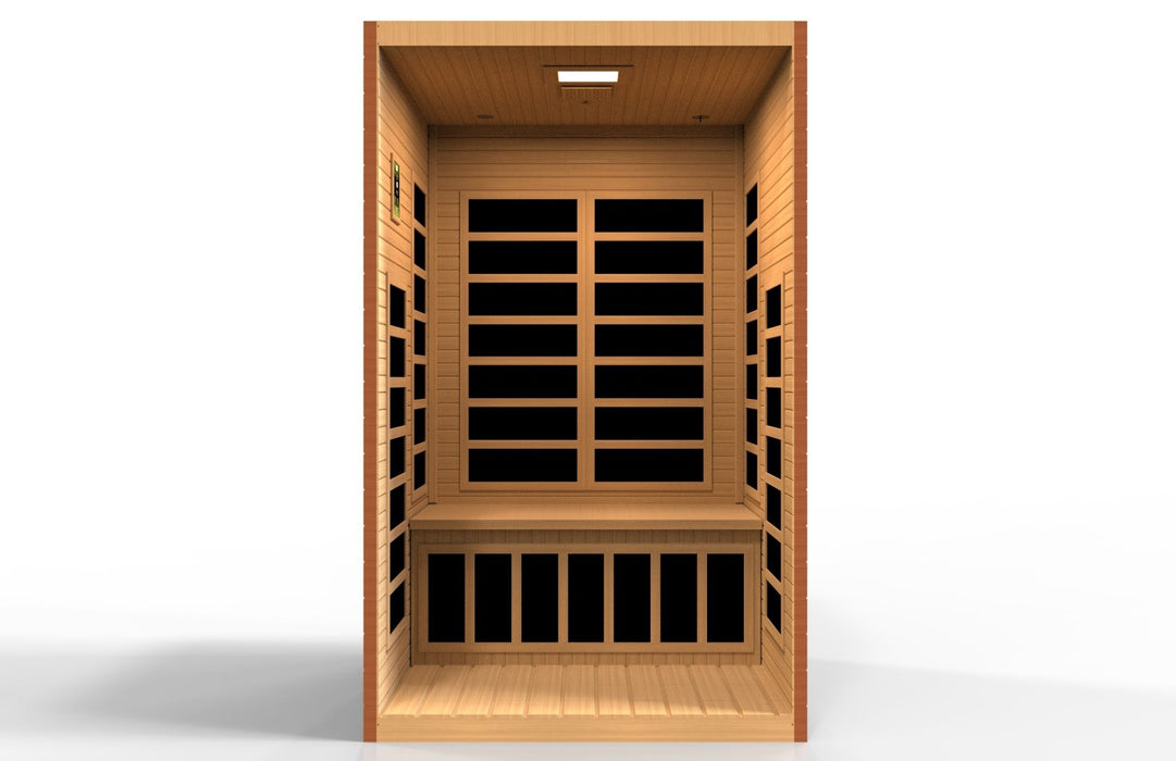 Dynamic Saunas 2-Person Ultra Low EMF FAR Infrared Sauna