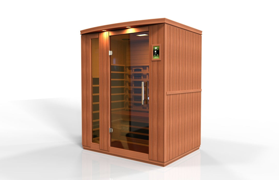 Dynamic Lugano 3-Person Full Spectrum Near Zero EMF FAR Infrared Sauna