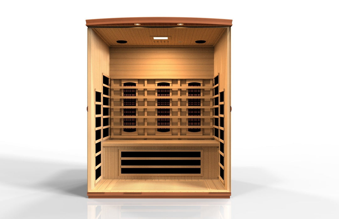 Dynamic Lugano 3-Person Full Spectrum Near Zero EMF FAR Infrared Sauna