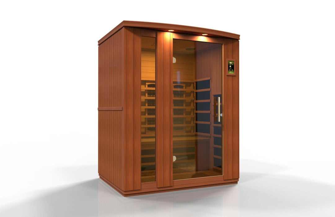 Dynamic Lugano 3-Person Full Spectrum Near Zero EMF FAR Infrared Sauna