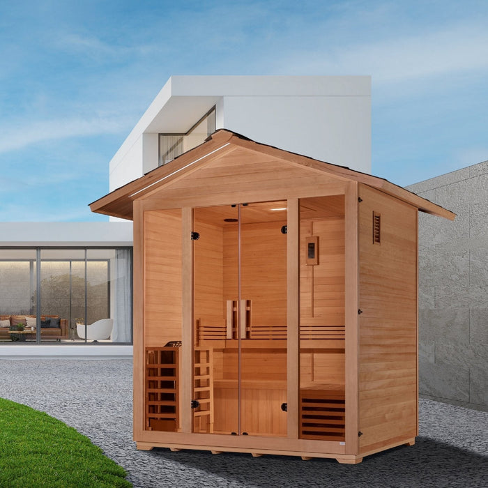 Golden Designs "Arlberg" 3 Person Traditional Outdoor Sauna