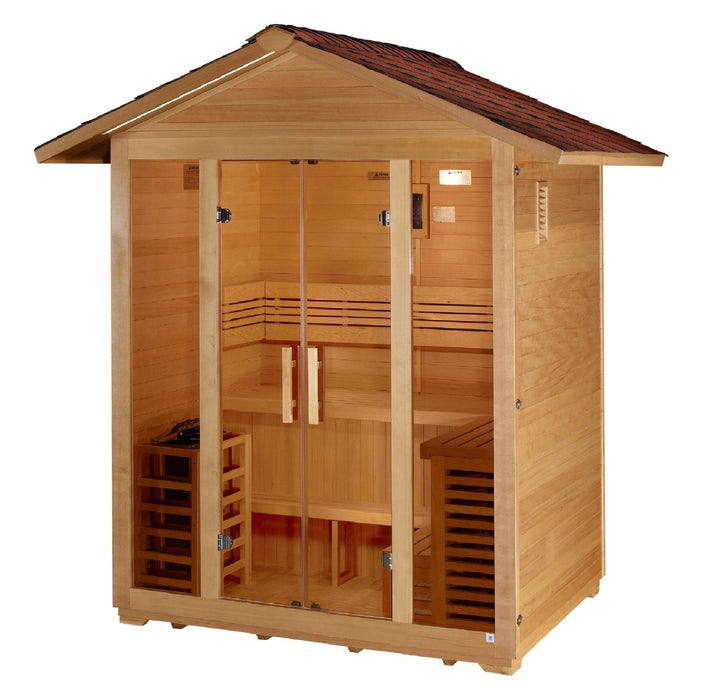 Golden Designs "Arlberg" 3 Person Traditional Outdoor Sauna