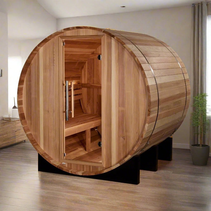 Golden Designs "St. Moritz" 2 Person Barrel Traditional Sauna