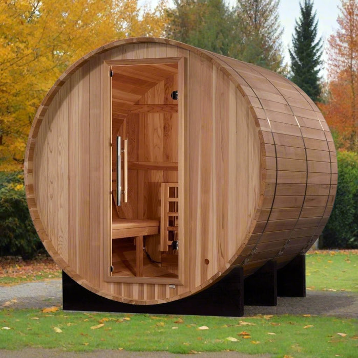 Golden Designs "Arosa" 4 Person Barrel Traditional Sauna