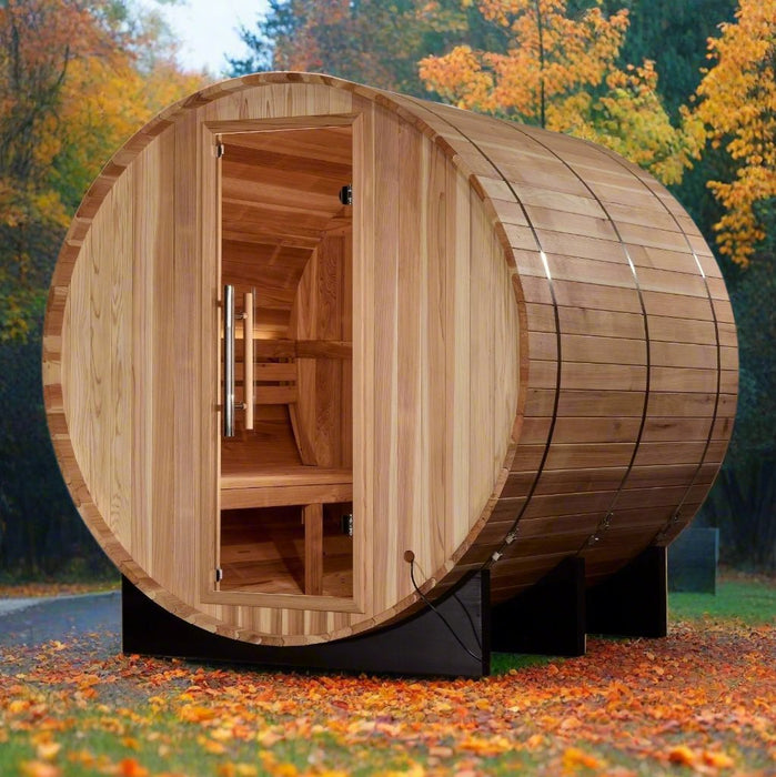 Golden Designs "Arosa" 4 Person Barrel Traditional Sauna