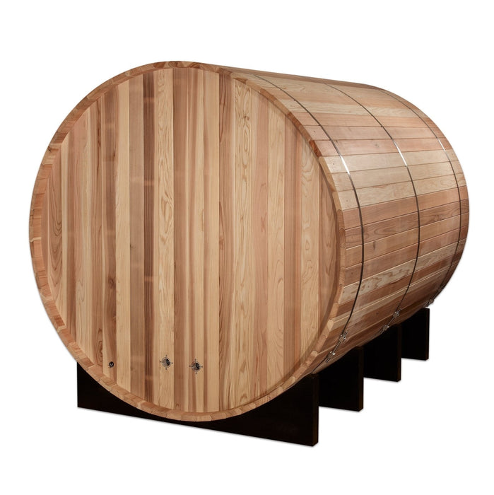 Golden Designs Klosters" 6 Person Barrel Traditional Sauna