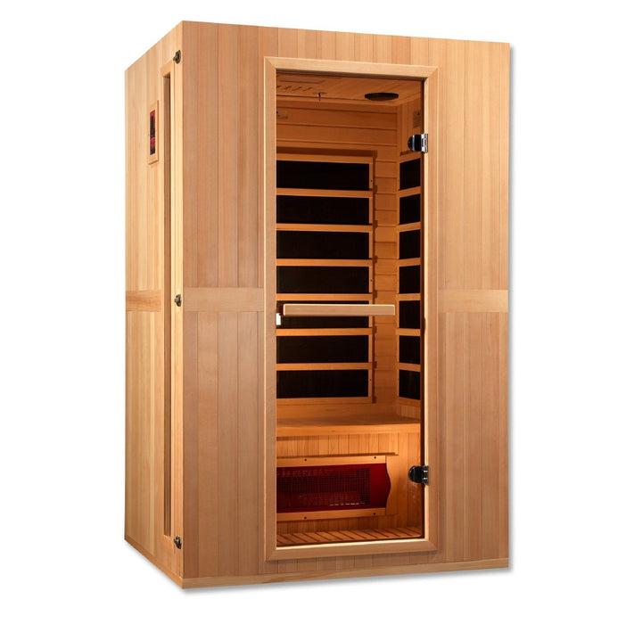 Maxxus 2-Person Low EMF FAR Infrared Sauna with Chromotherapy Lighting