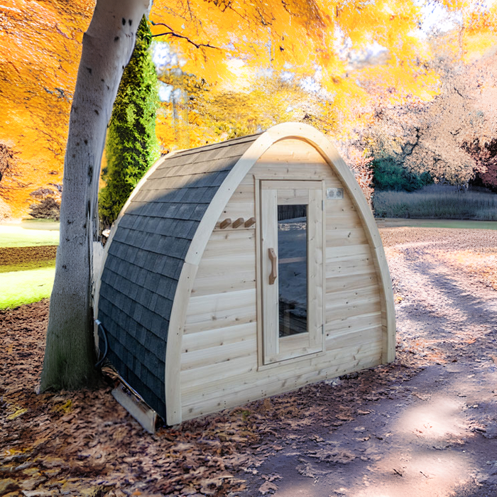 Dundalk LeisureCraft MiniPOD Sauna CTC77ME Canadian Timber Collection