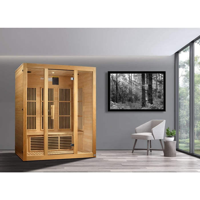 Maxxus Bellevue 3-Person Low EMF FAR Infrared Sauna