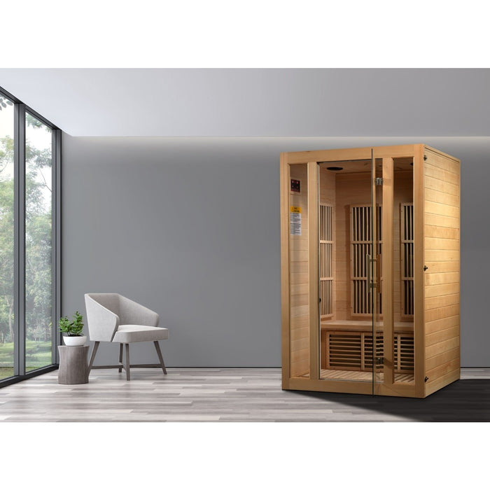 Maxxus Seattle 2-Person Low EMF FAR Infrared Sauna