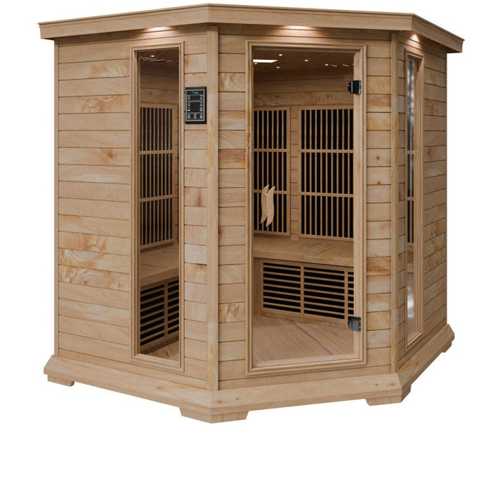 SteamSpa Home Sauna 4-5 Person Hemlock Indoor Spa - Perfect for Oxygen Bar & Heating Plate